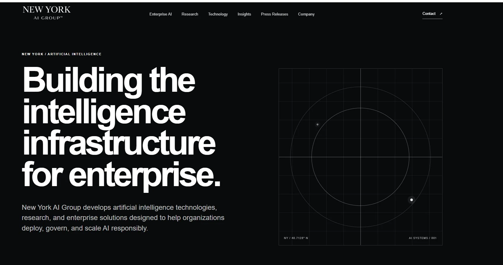 New York AI Group™ homepage preview